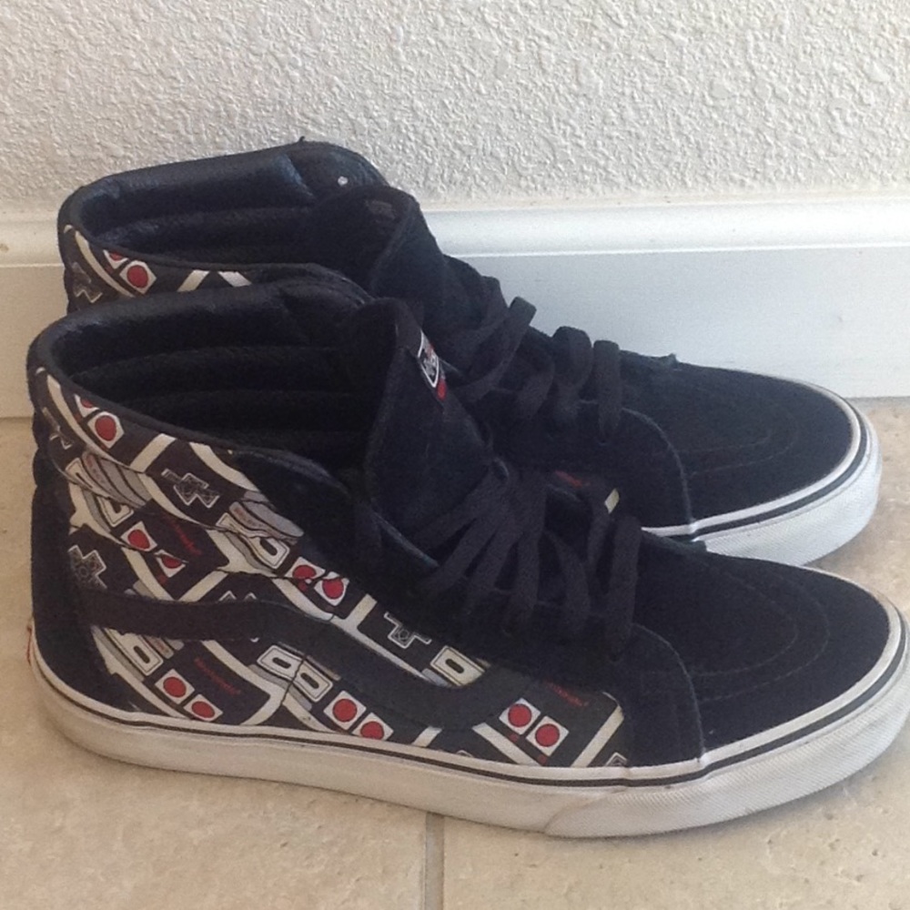Vans X Nintendo collections high tops.
